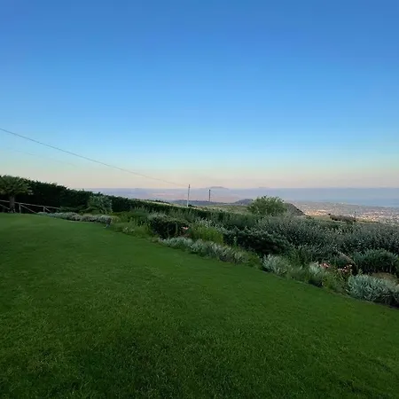Siciliana Con Piscina E Vista Panoramica Sul Mare * Borgetto