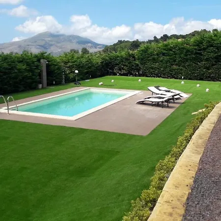 Siciliana Con Piscina E Vista Panoramica Sul Mare Borgetto
